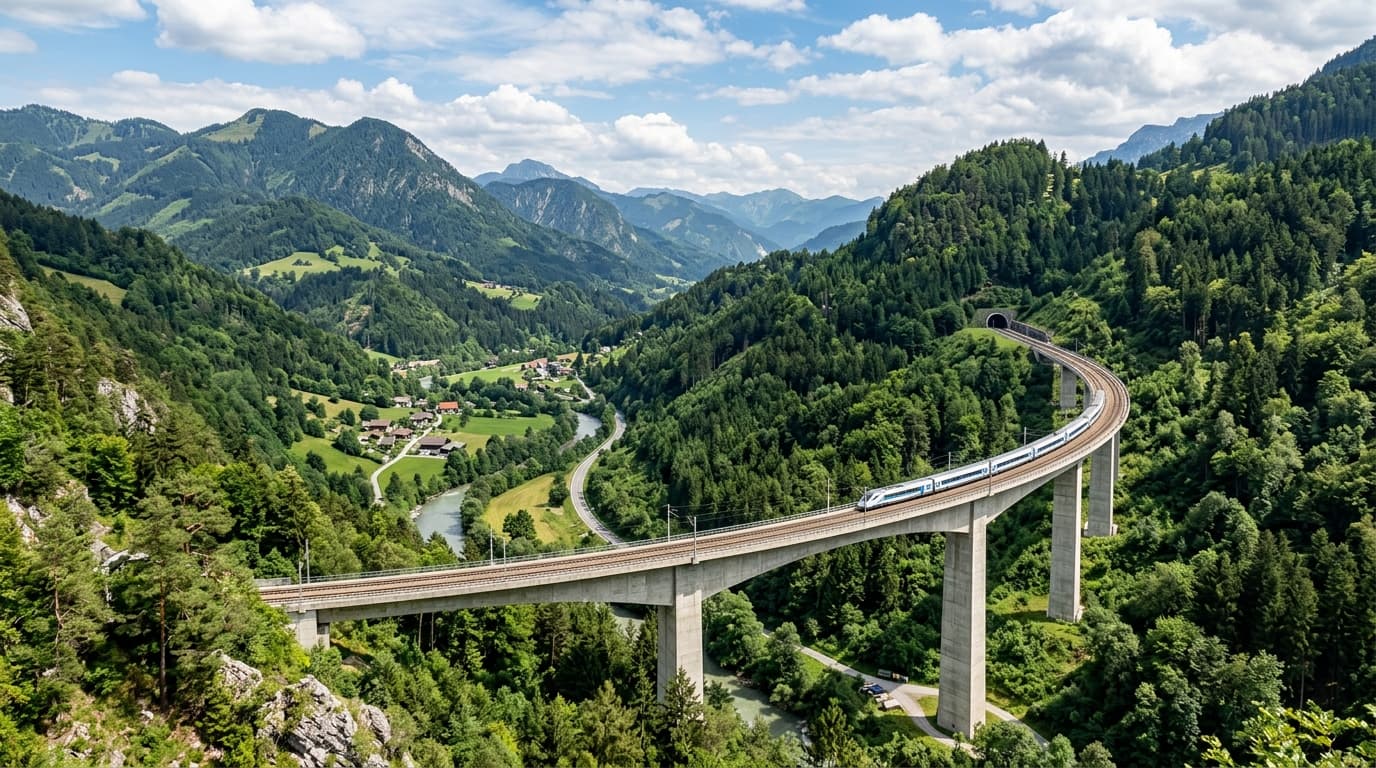 Rail infrastructure corridor